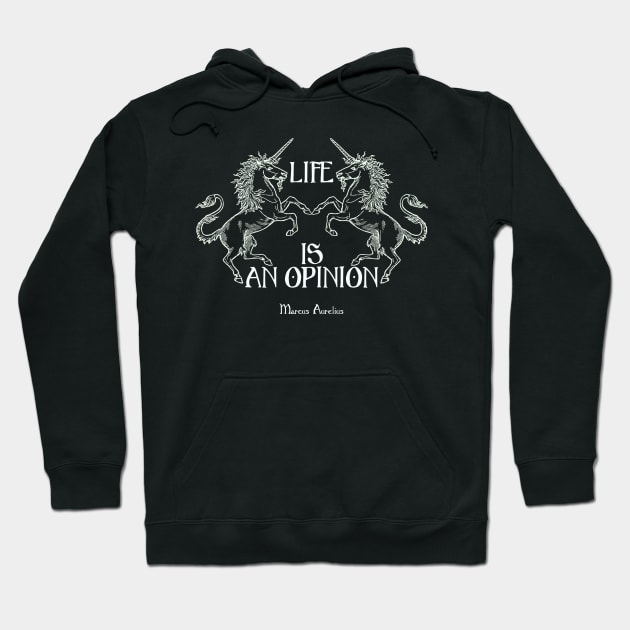 Stoics, Marcus Aurelius Quote Hoodie by emma17